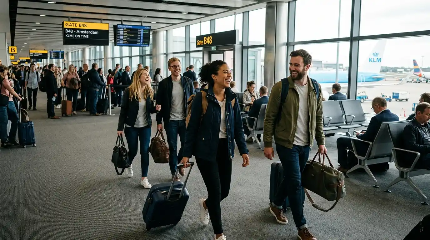 Passengers With Luggage